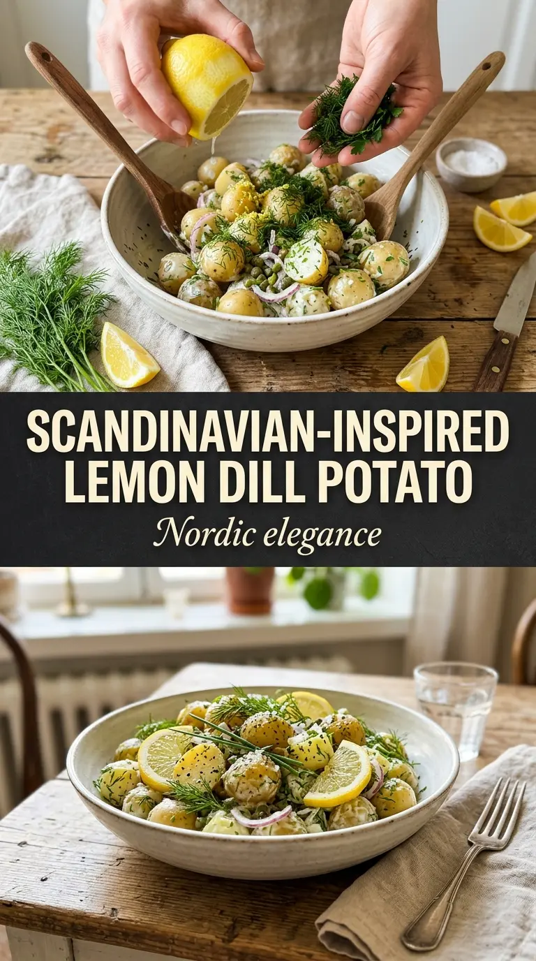 Lemon Dill Potato Salad bright creamy fresh herbs