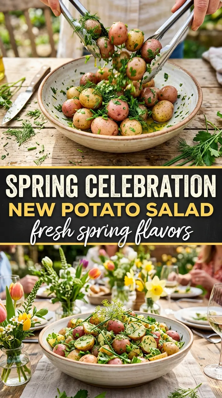 New Red Potato Salad baby potatoes herb vinaigrette fresh