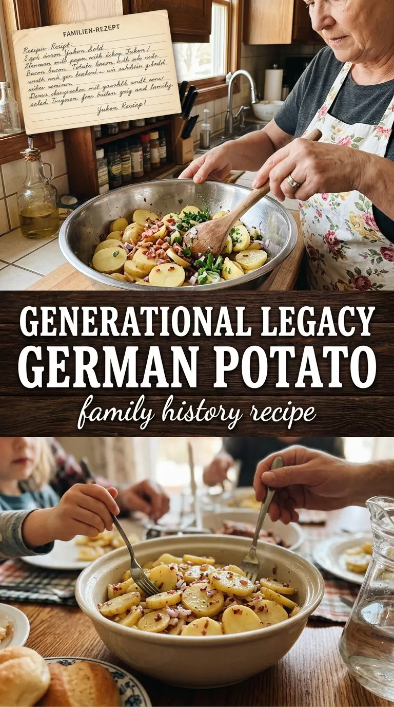 Old-Fashioned German Potato Salad warm bacon dressing