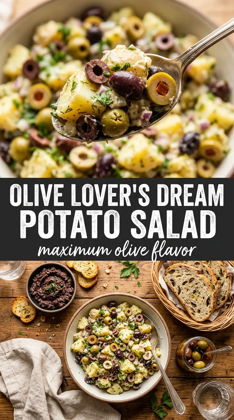 Olive Potato Salad briny feta lemon