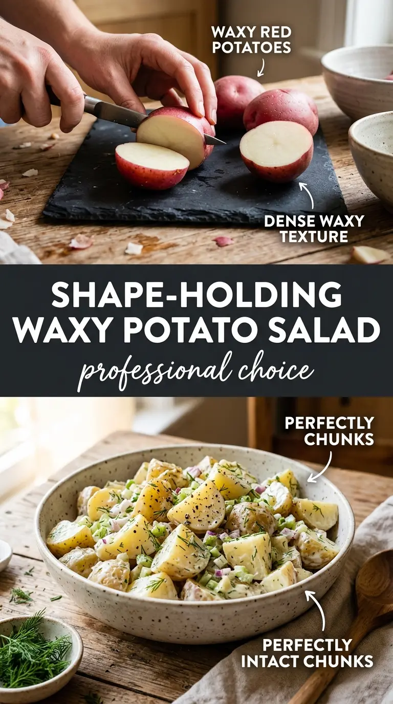 Red Potato Salad creamy skin-on