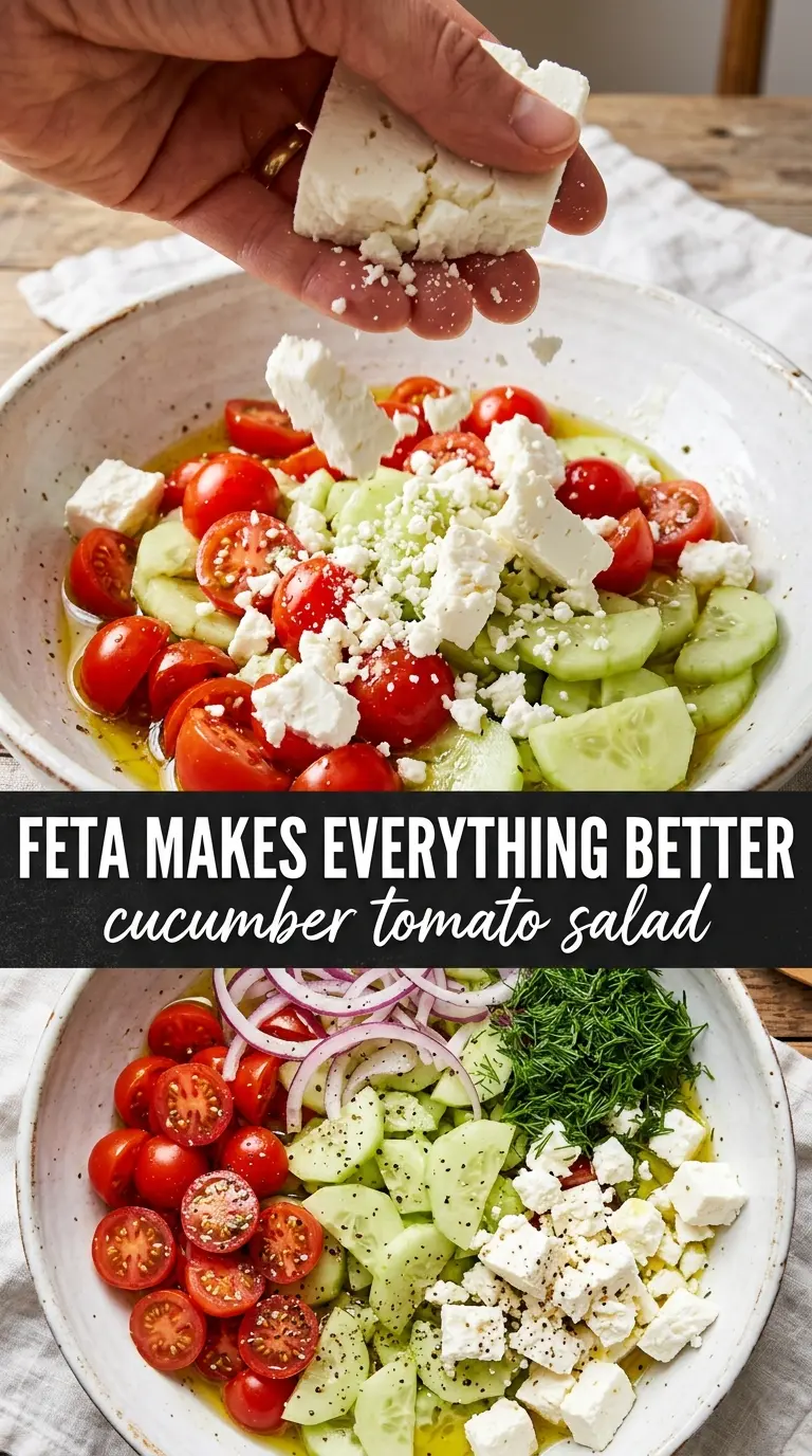 Cucumber Tomato Salad crisp tangy fresh