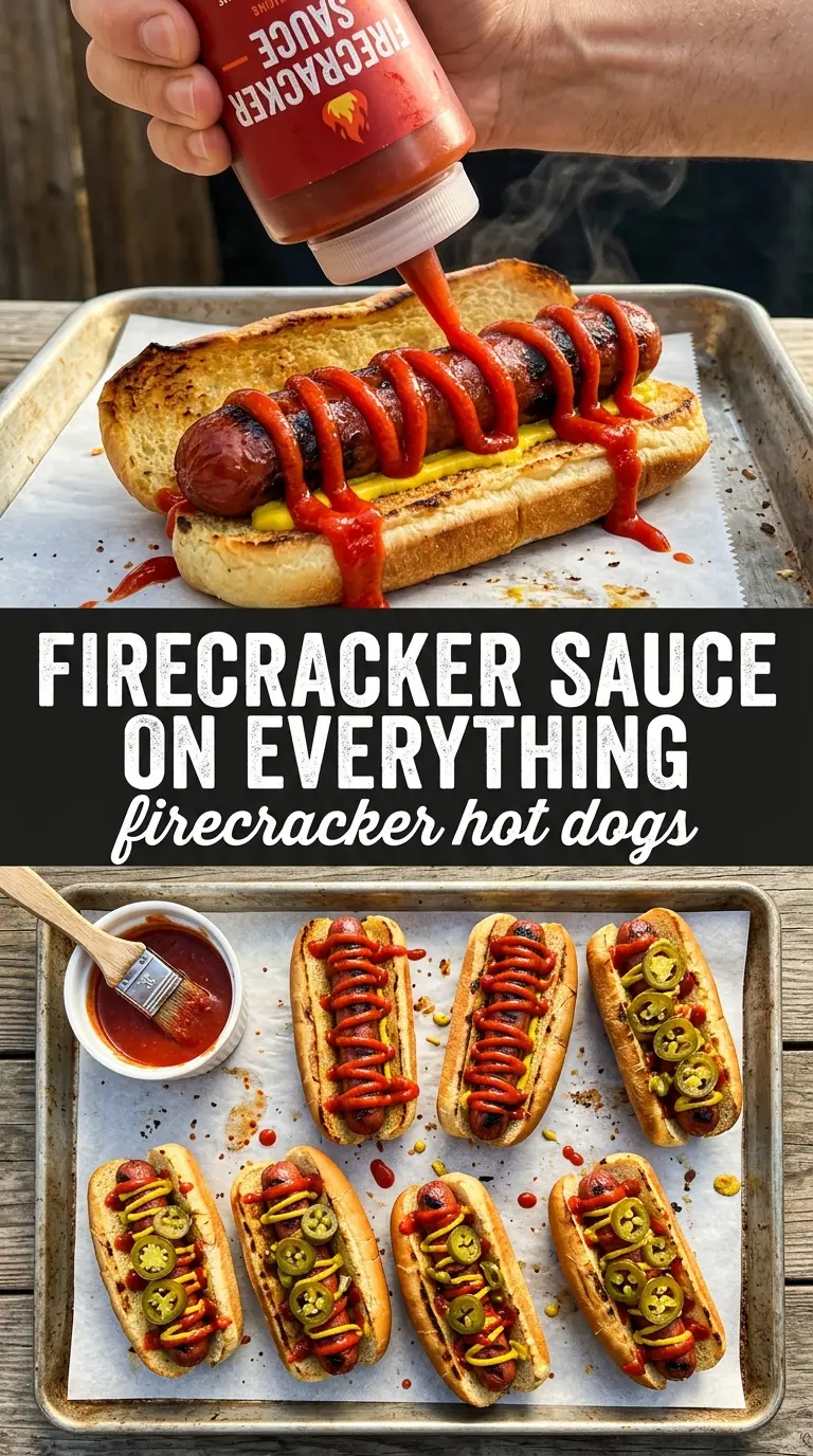Firecracker Hot Dogs spicy grilled jalapeño