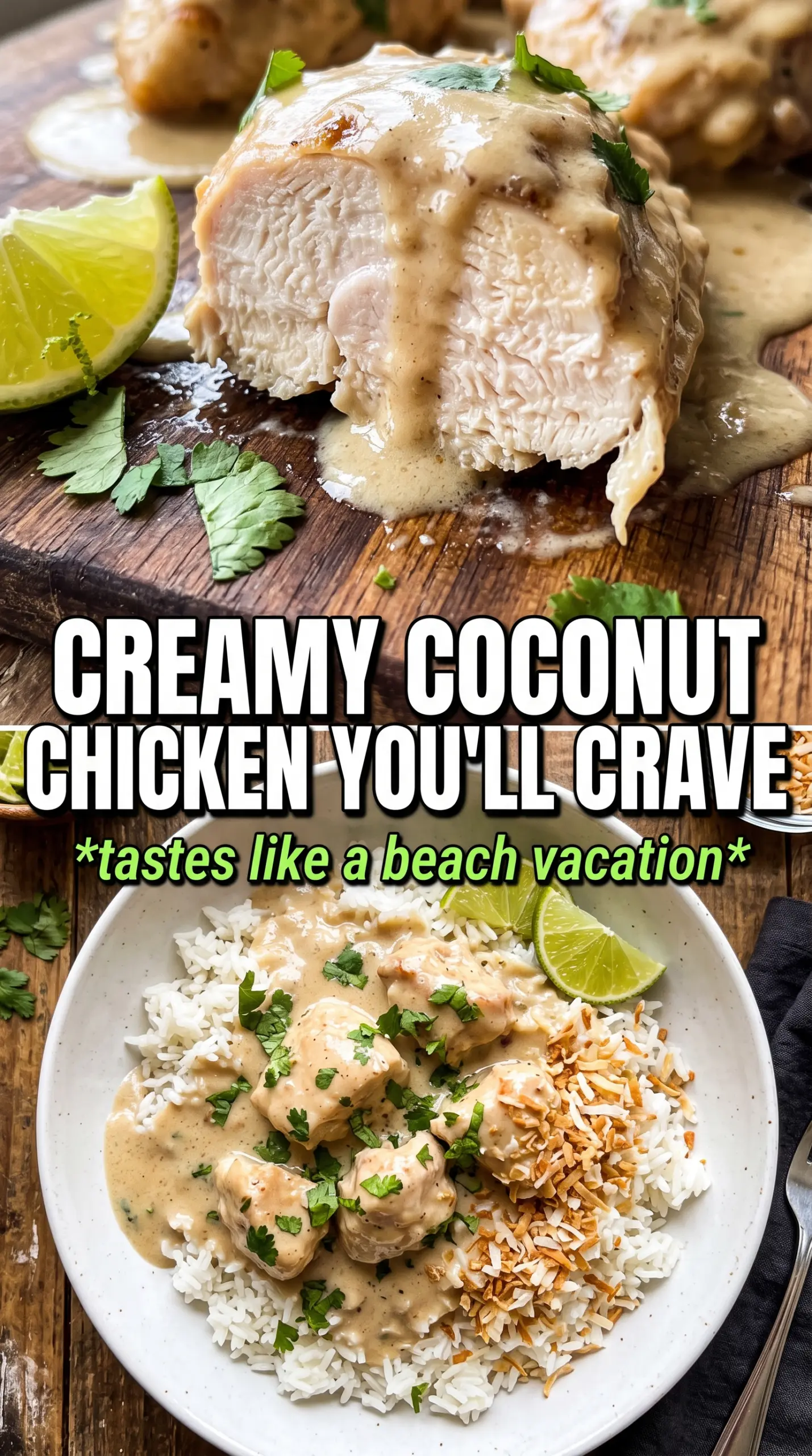 Coconut Lime Chicken and Rice coconut lime chicken creamy rice
