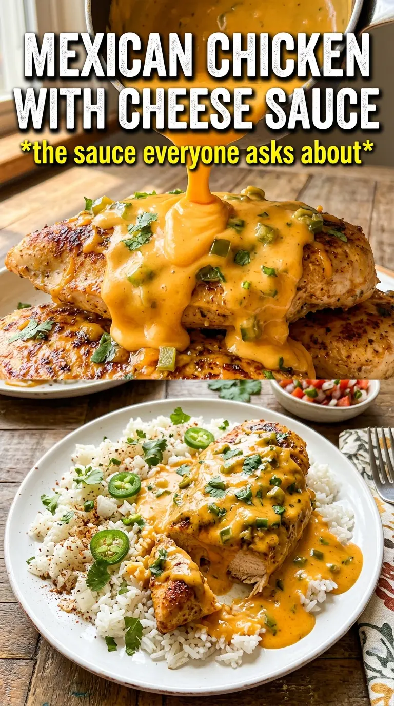 Mexican Chicken with Cheese Sauce cheesy skillet Rotel