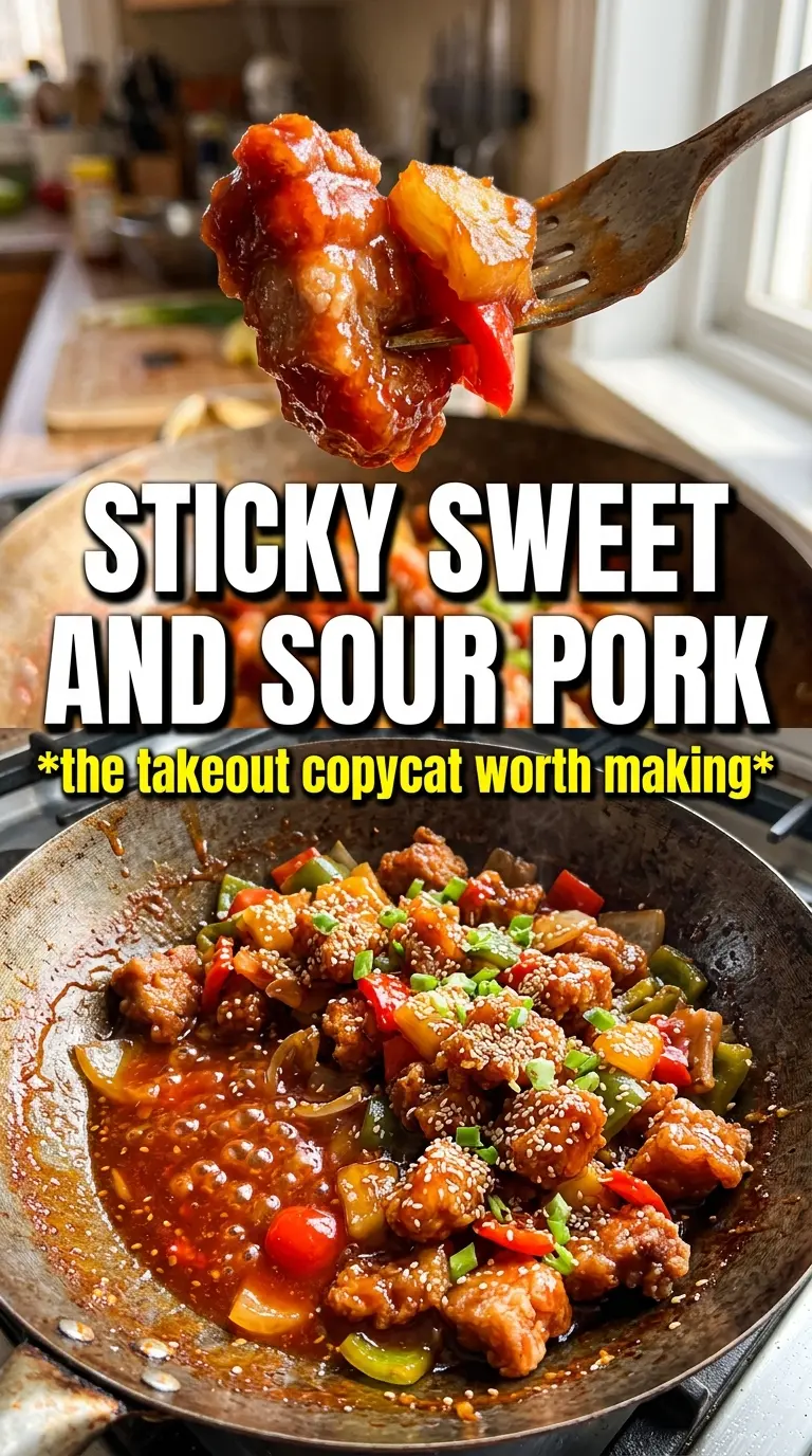 Sweet and sour pork crispy saucy pineapple