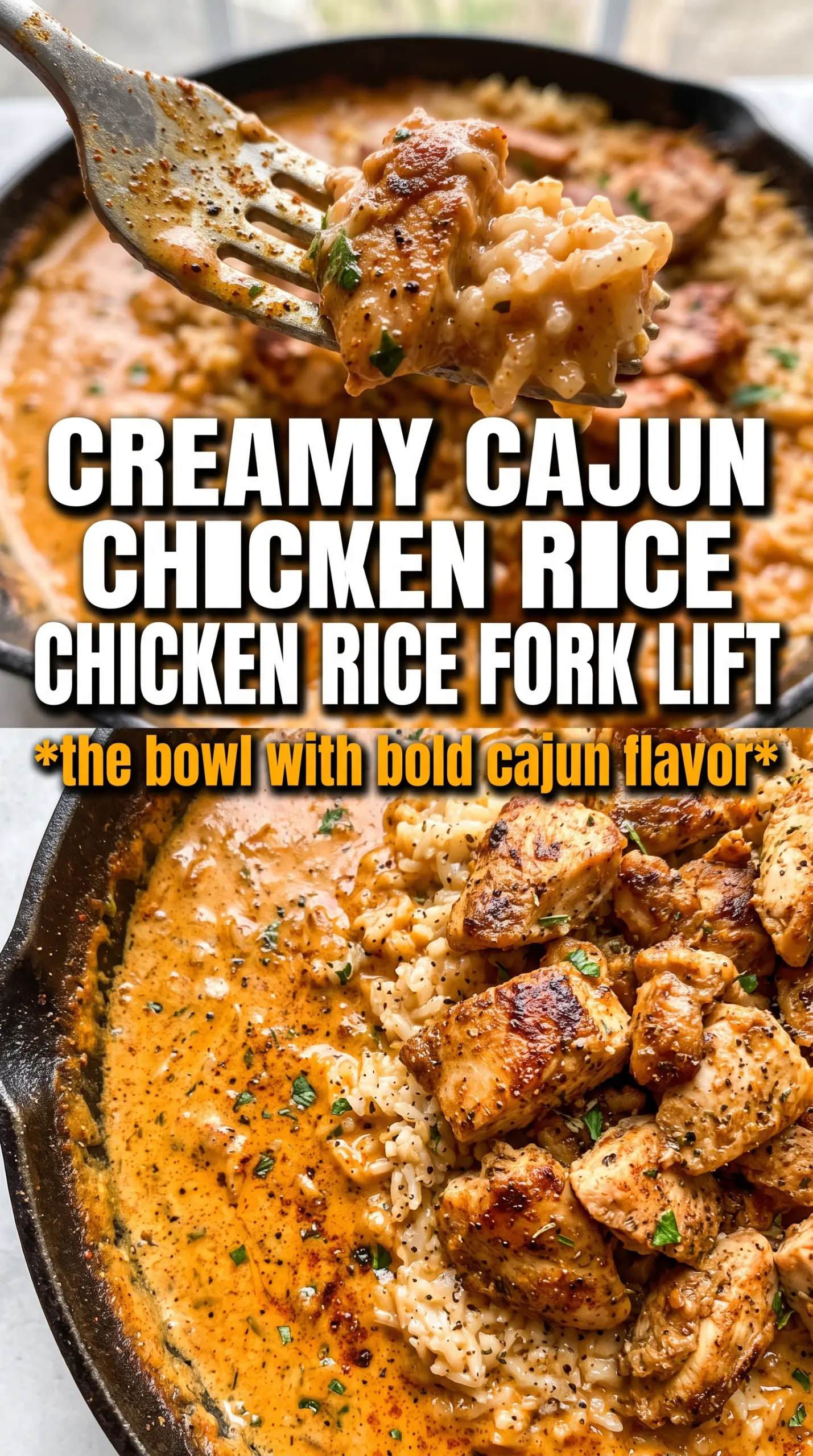 Creamy Cajun Chicken and Rice Bowls spicy creamy rice bowls